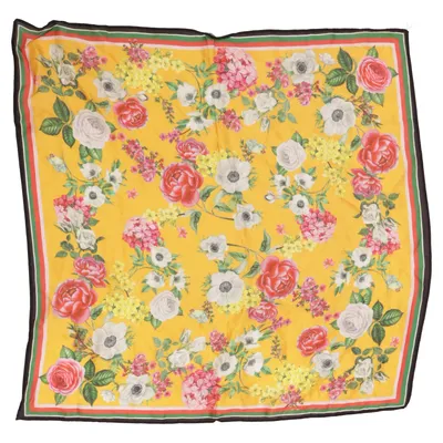 Näsduk (Gul, Flerfärgad) Silke, Viskos
