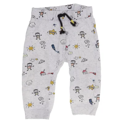 Mjukisbyxor (Grå, Flerfärgad) från Baby Club Bomull, Polyester