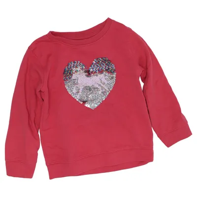 Collegetröja (Röd) från Infinity Kids Bomull, Polyester