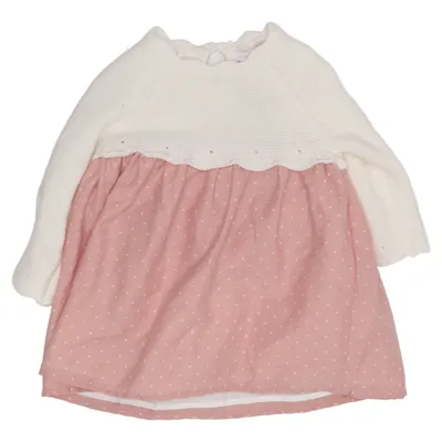 Klänning (Vit, Rosa, Flerfärgad) från Shabby Chic Akryl, Bomull, Polyester