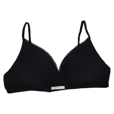 Bralette (Zwart) van My Basic Katoen, Elastaan, Polyester