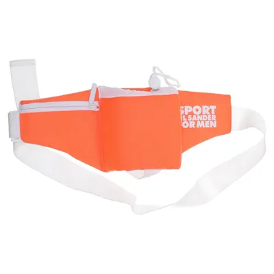 Sac-banane (Orange, Blanc) de Jil Sander