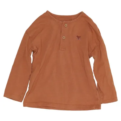 Henley shirt (Brown) from Tu Cotton