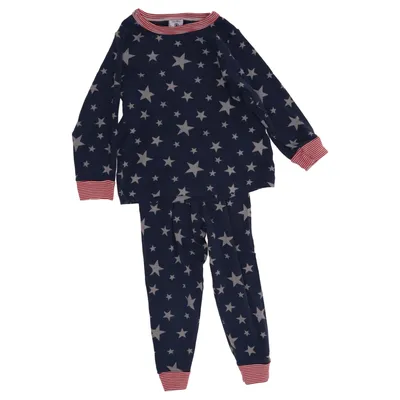 Pyjamas (Blå, Vit, Röd) från Petit Bateau