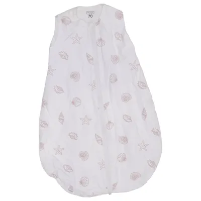 Swaddle sack (White, Pink) from MEYCO Cotton