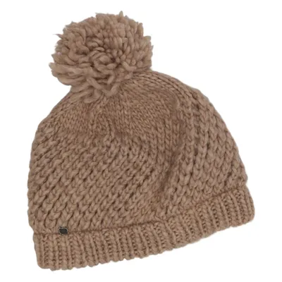 Pompon muts (Beige) van Seeberger Acryl, Wol