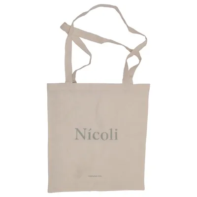 Canvas tas (Beige) van Nicoli