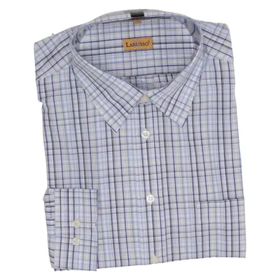 Chemise (Bleu, Blanc) de Larusso Coton