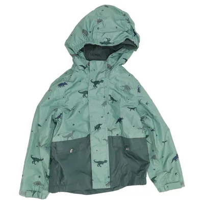 Rain jacket (Green) from Pocopiano Cotton, Recycled polyester