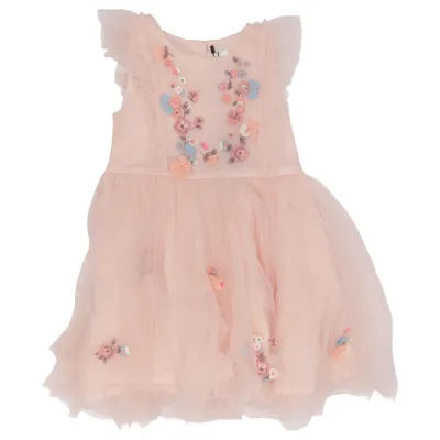 Kleid (Pink, Mehrfarbig) von Next Baumwolle, Nylon