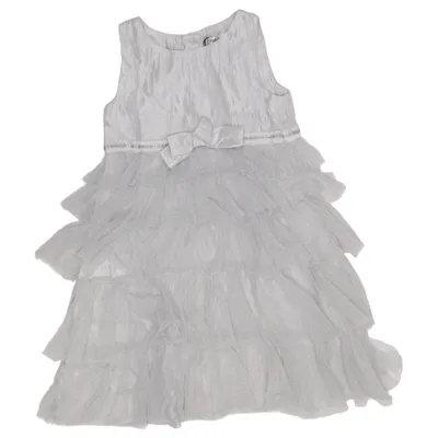 Flower girl dress (Silver) from Marks & Spencer Autograph Metallic fiber, Polyamide, Polyester, Viscose
