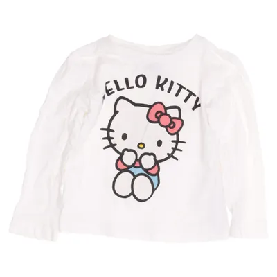Long sleeve T-shirt (White, Black, Red) from Hello Kitty