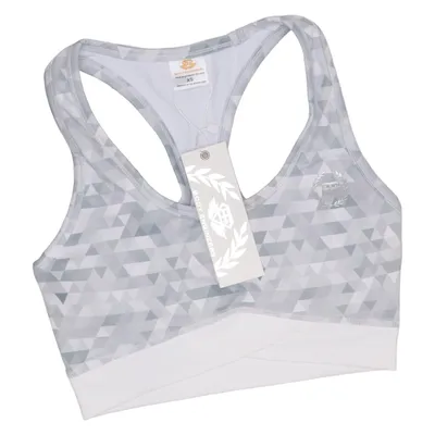 Brassière (Gris, Blanc) de Body Engineers Coton, Élasthane, Polyamide, Polyester