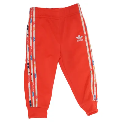 Træningsbukser (Rød, Hvid, Flerfarvet) fra Adidas Polyester