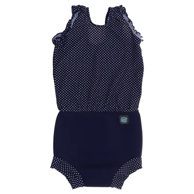 Baddräkt (Blå, Vit) från Splash About Elastan, Polyamid