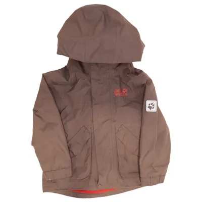 Allvädersjacka (Brun, Röd) från Jack Wolfskin Polyester