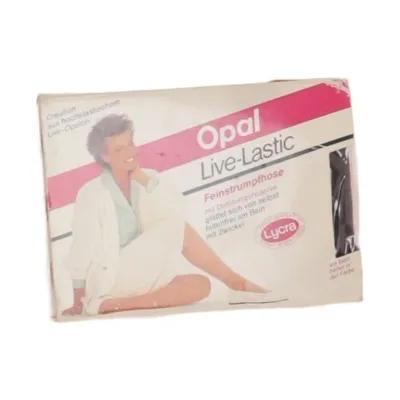 Nylon panty (Zwart) van Opal