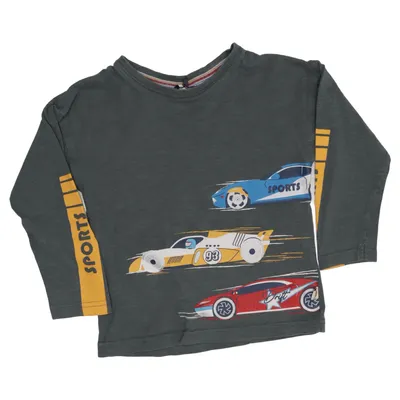 Long sleeve T-shirt (Green, Multicolored) from Salt and Pepper Cotton