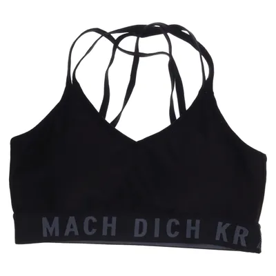 Sports bra (Black) from Mach Dich Krass Elastane, Polyester