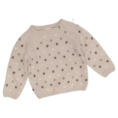 Sweater (Beige, Brun, Hvid) fra Baby C&A Akryl, Bomuld