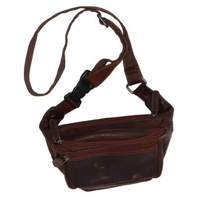 Sac-banane (Marron) de GreenWood Cuir