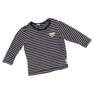 Lange mouwen shirt (Blauw, Wit) van Steiff Katoen, Elastaan