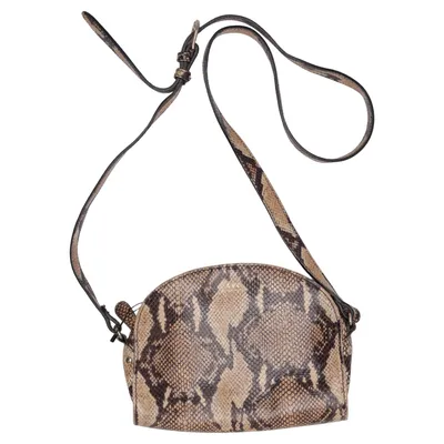 Axelremsväska (Beige, Brun) från A.P.C. Bomull, Skinn, Polyester