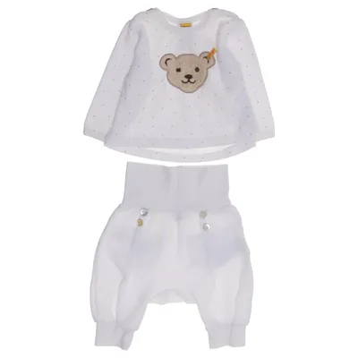 Set (Vit) från Steiff Bomull, Polyester