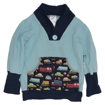 Långärmad t-shirt (Blå, Flerfärgad) från Babauba