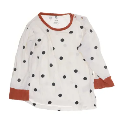 Långärmad t-shirt (Vit, Svart, Brun) från Hema