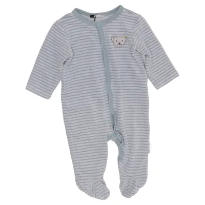 Rompers (Blue, White) from Steiff Cotton, Polyester