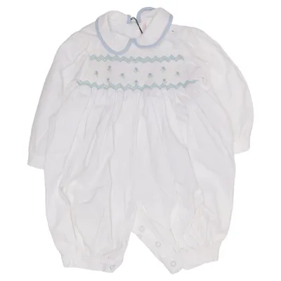 Rompers (White, Blue) from Jacadi Polyester, Viscose