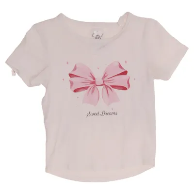 T-shirt (Blanc, Rose) de Coral
