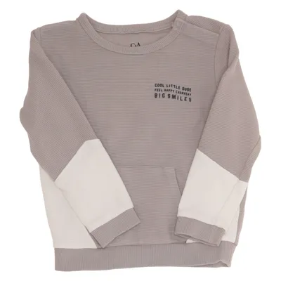 Sweatshirt (Gray, White) from Baby C&A