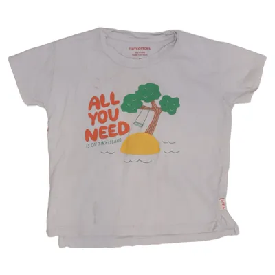 T-shirt (Grijs, Meerkleurig) van Tinycottons Organisch katoen