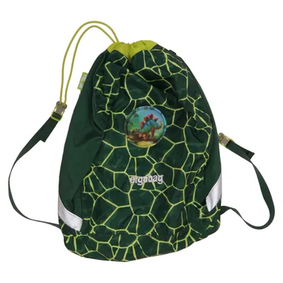 Backpack (Green, Yellow) from Ergobag Polyester