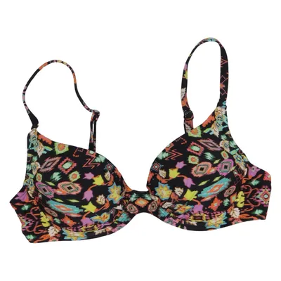 Bikini top (Black, Multicolored) from Watercult Elastane, Polyamide
