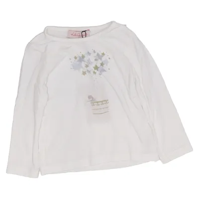 Long sleeve T-shirt (White) from Lili Gaufrette