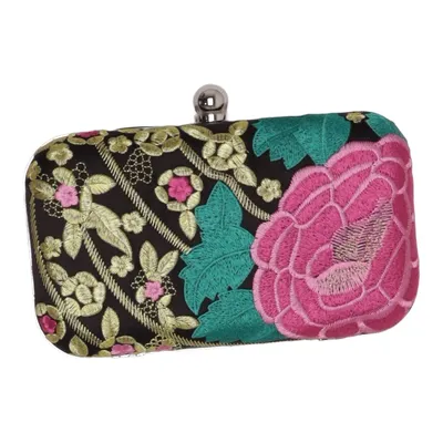Sac pochette (Noir, Multicolore) de FAYE Polyester