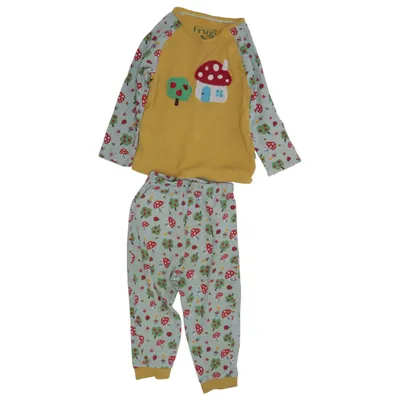 Pyjamas (Gul, Blå, Röd) från Frugi Ekologisk bomull