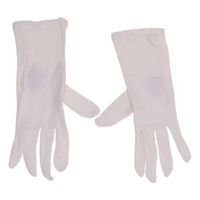 Gants (Blanc) Coton, Polyuréthane