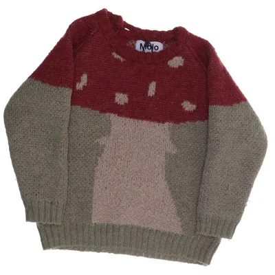 Pull-over (Rouge, Vert, Beige) de Molo Acrylique, Laine d'alpaga