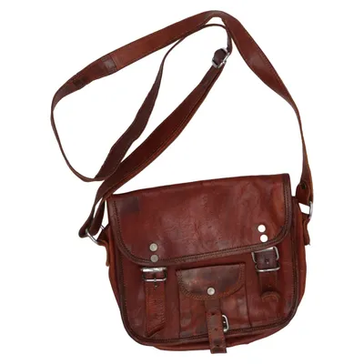 Sac à bandoulière (Marron) de Gusti Leder Coton, Cuir