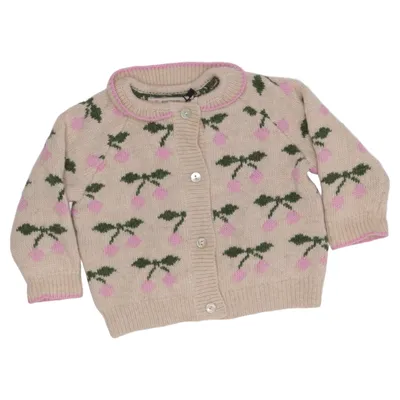Cardigan (Belou Knit Collar Cardigan) fra Konges Sløjd Akryl, Polyamid, Polyester, Uld