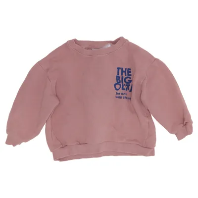 Sweatshirt (Rose) de Zara Coton, Élasthane