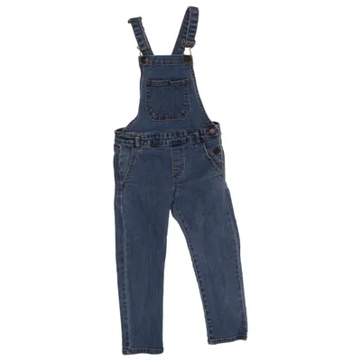Hängselbyxor (Blå) från Zara Kids Bomull, Elastan, Polyester