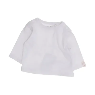 T-shirt à manches longues (Blanc) de Staccato Coton