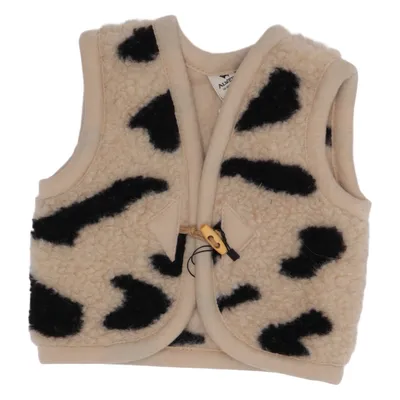 Outer vest (Beige, Black, Multicolored) from Alwero Wool
