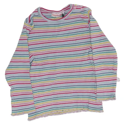 Långärmad t-shirt (Vit, Flerfärgad) från Liegelind Bomull, Elastan