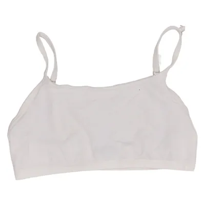 Bralette (White) from Living Crafts Elastane, Organic cotton